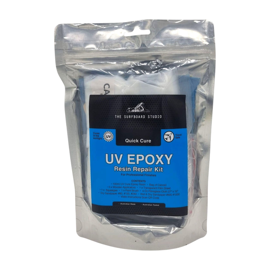 Surfboard Studio quick cure UV epoxy repair kit