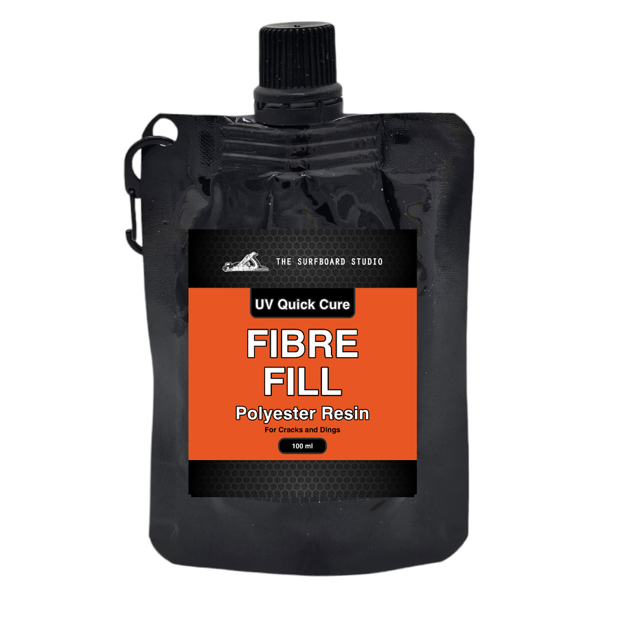 Surfboard Studio fibre fill polyester resin 100 ml pouch