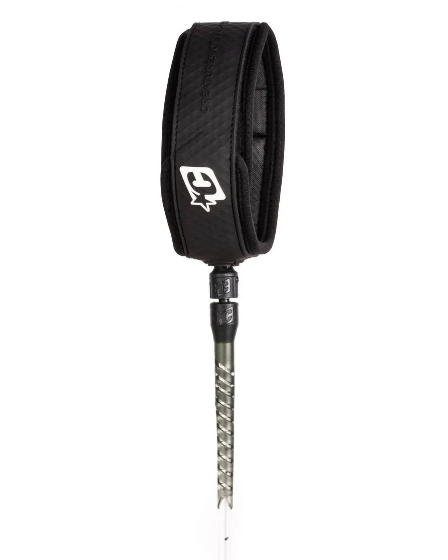 Creatures Of Leisure Reliance Longboard Knee 9 Surfboard Legropes Creatures of Leisure White Speckle Black