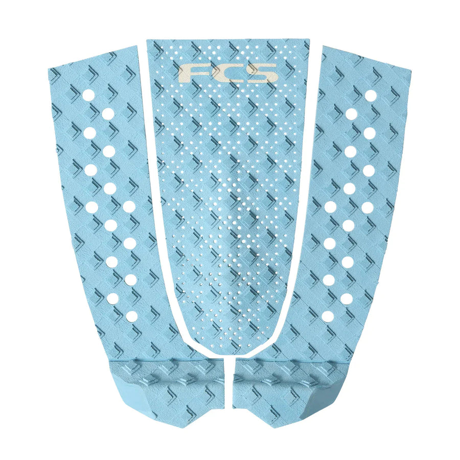 FCS T-3 Eco - 3 Piece Tail Pad Tailpads FCS Tranquil Blue