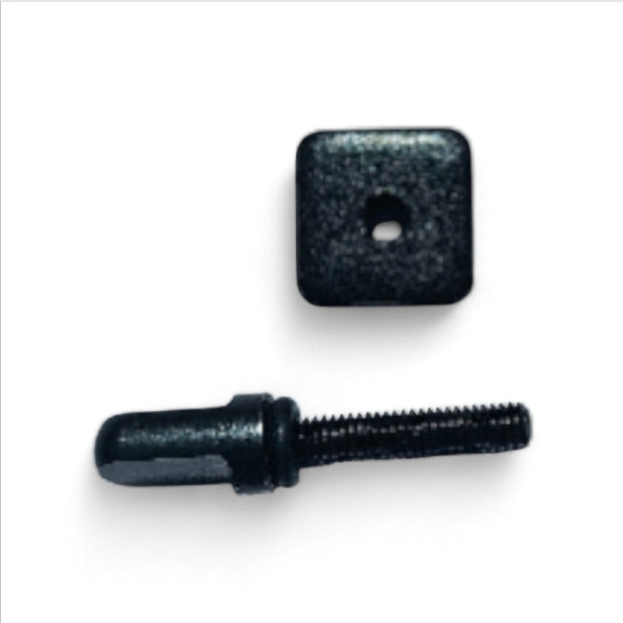 The Surfboard Studio Thumb Screw & Plate - Black