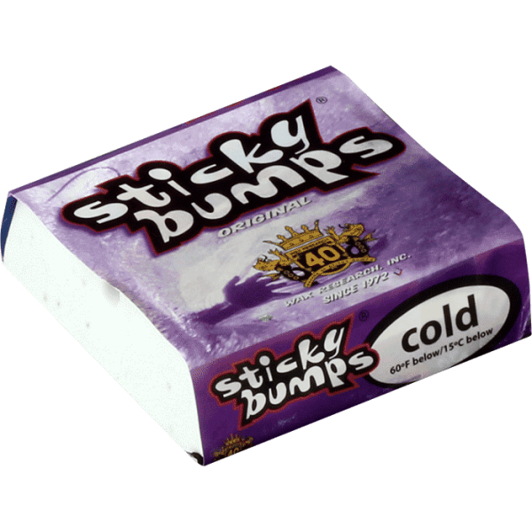 Sticky Bumps Cold Purple surfboard wax for water below 15C