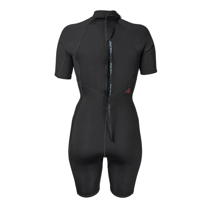 Xcel Axis Womens 2mm Black Zip Springsuit Womens Wetsuits Xcel