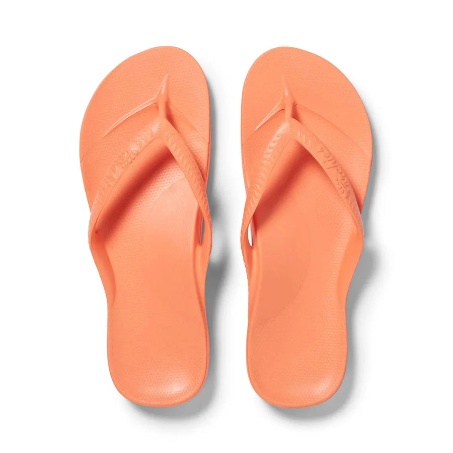 Archies Arch Support Thongs in Peach