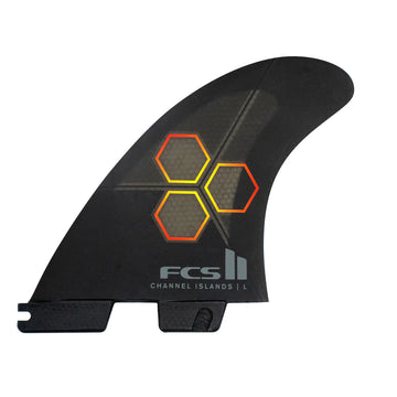 FCS II CI PC Tri Fins Black/Flame