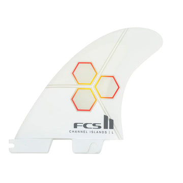 FCS II CI PC Tri Fins White/Flame