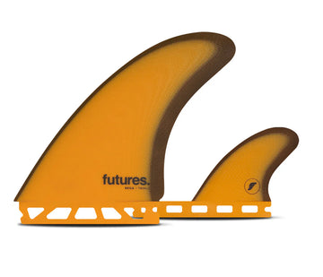 Futures Akila Aipa Fiberglass Twin + 1 - Orange/Brown