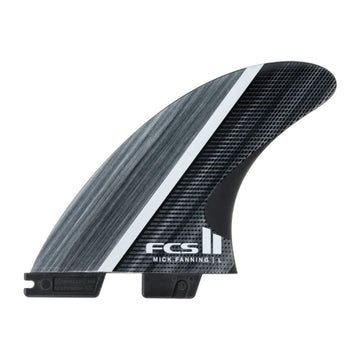 FCS II MF Glass Fibre Fusion Smoke/White Medium Tri Fin Set