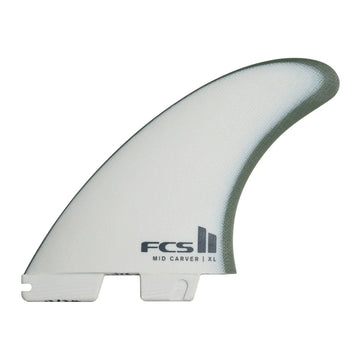 FCS II Mid Carver XL 2 + 1 PG Fin Set XL - Natural/Alpine