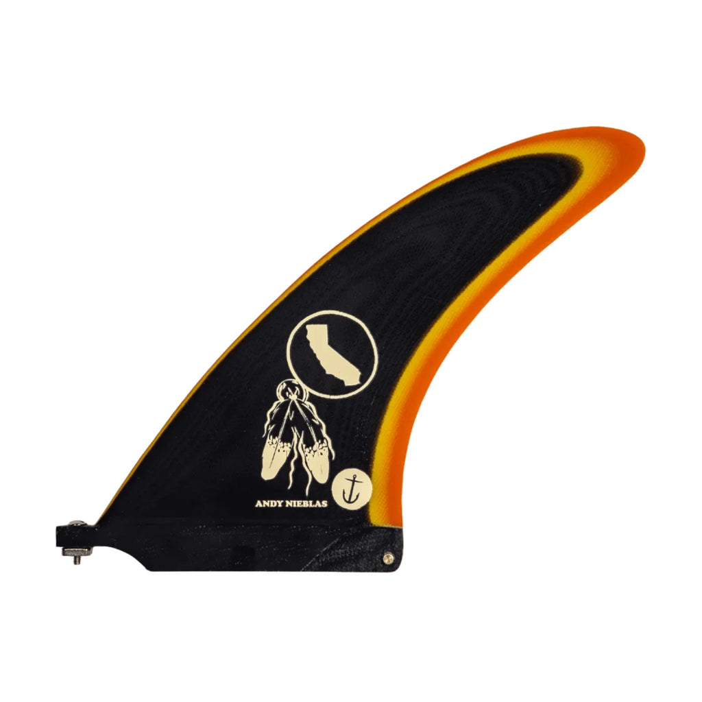 Captain Fin Co. Andy Nieblas 7.5" - Black Surfboard Fins Captain Fin Co. 
