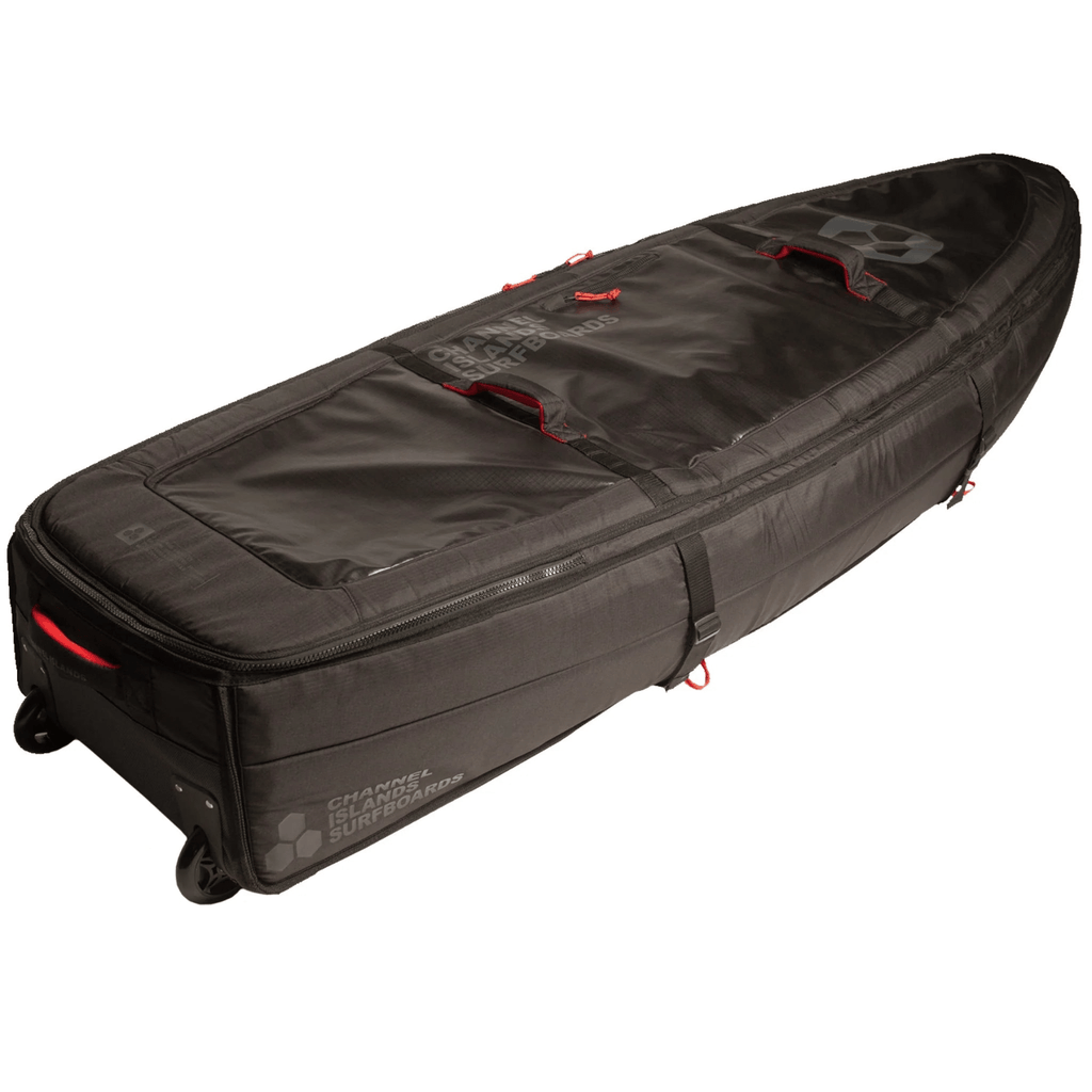 Channel Islands Traveler Wheeled Quad Board Bag - Black Boardbags Channel Islands 6'6 