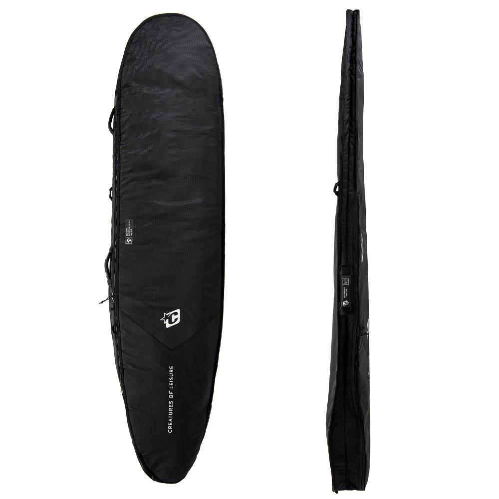 Boardbags - Creatures of Leisure - Creatures of Leisure Longboard Day Use DT2.0 Black Silver - Melbourne Surfboard Shop - Shipping Australia Wide | Victoria, New South Wales, Queensland, Tasmania, Western Australia, South Australia, Northern Territory.