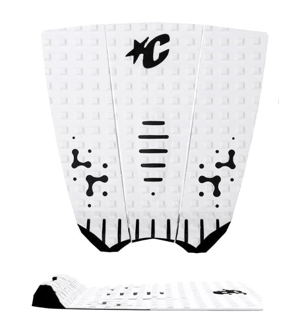 Creatures Of Leisure Mick Fanning Loc-Lite Ecopure Tail Pad Tailpads Creatures of Leisure White Black 