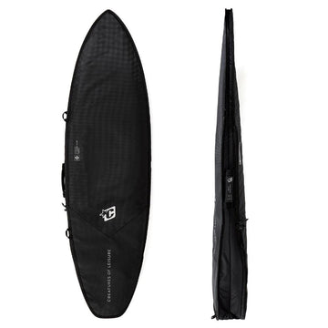 Creatures Of Leisure Shortboard Travel DT2.0 Boardcover Black Silver