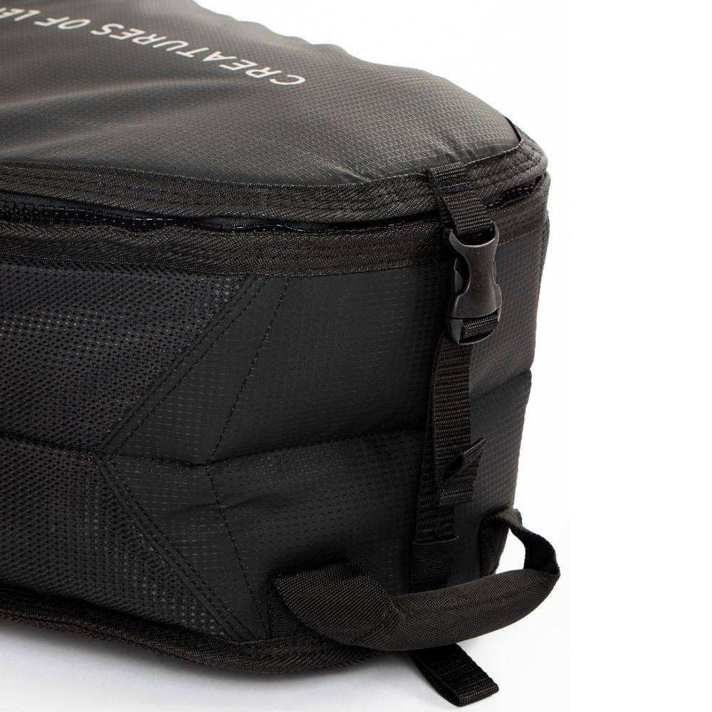 Boardbags - Creatures of Leisure - Creatures Of Leisure Shortboard Triple DT2.0 Black Silver - Melbourne Surfboard Shop - Shipping Australia Wide | Victoria, New South Wales, Queensland, Tasmania, Western Australia, South Australia, Northern Territory.