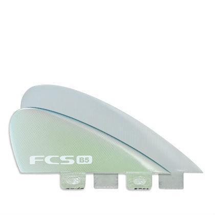 Surfboard Fins - FCS - FCS B5 Bonzer PG Clear 4 Fin Set - Melbourne Surfboard Shop - Shipping Australia Wide | Victoria, New South Wales, Queensland, Tasmania, Western Australia, South Australia, Northern Territory.