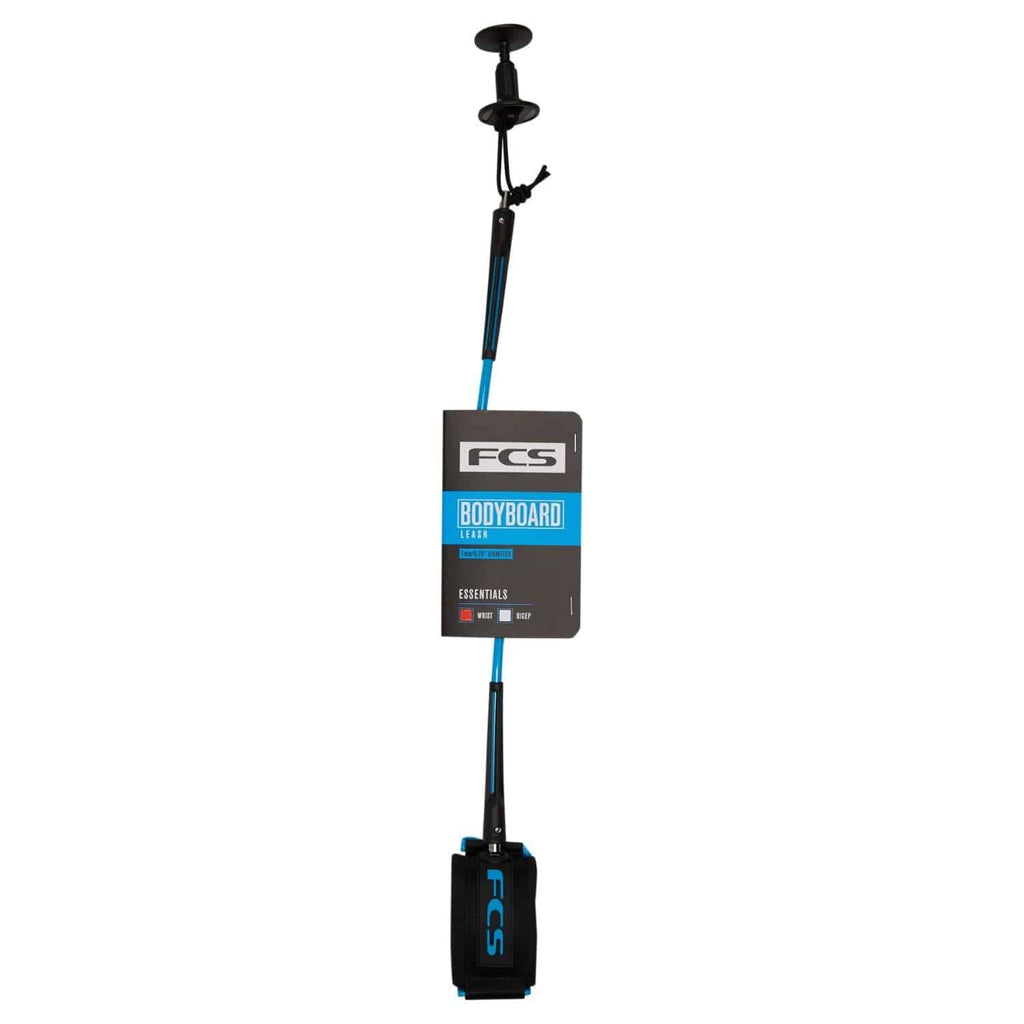 Bodyboards & Accessories - FCS - FCS Bodyboard Bicep Leash Black/Blue - Melbourne Surfboard Shop - Shipping Australia Wide | Victoria, New South Wales, Queensland, Tasmania, Western Australia, South Australia, Northern Territory.