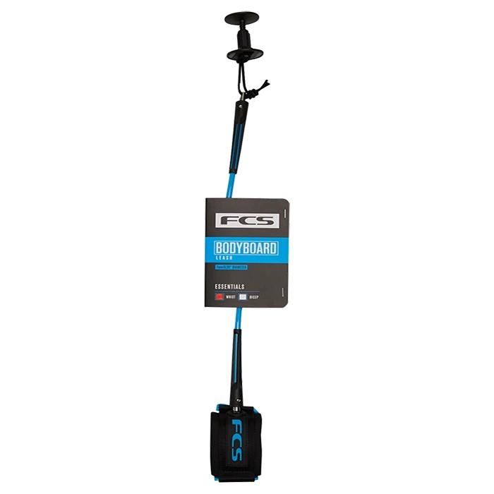 Bodyboards & Accessories - FCS - FCS Bodyboard Wrist Leash Black/Blue - Melbourne Surfboard Shop - Shipping Australia Wide | Victoria, New South Wales, Queensland, Tasmania, Western Australia, South Australia, Northern Territory.