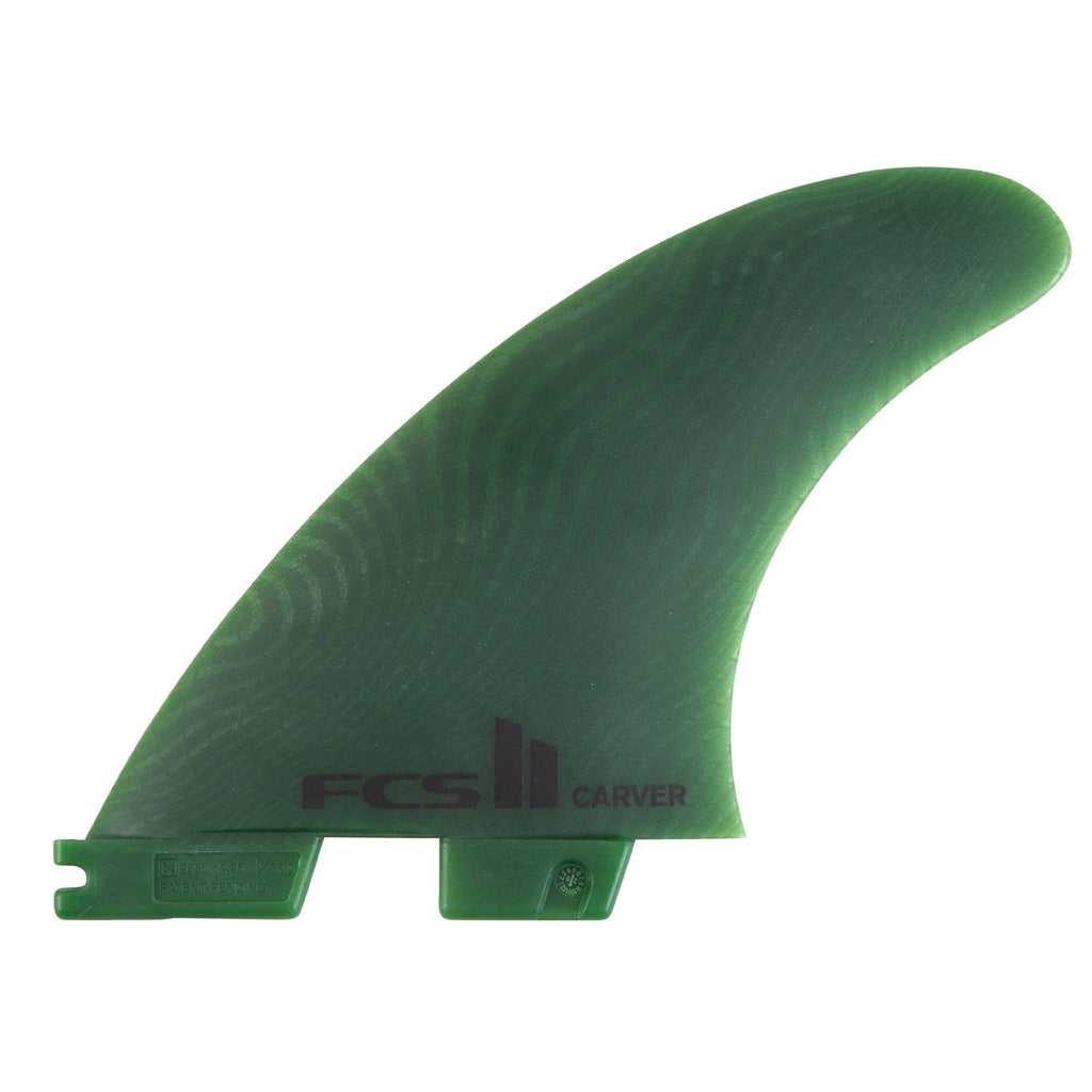 FCS II Carver Neo Glass Sage Tri Fins Surfboard Fins FCS 