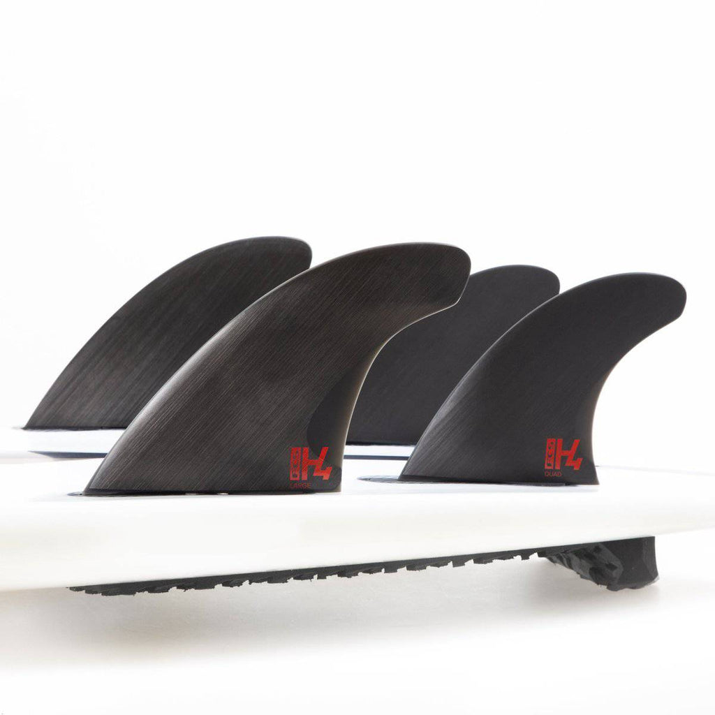 Surfboard Fins - FCS - FCS II H4 Medium Smoke Quad Rear Set - Melbourne Surfboard Shop - Shipping Australia Wide | Victoria, New South Wales, Queensland, Tasmania, Western Australia, South Australia, Northern Territory.