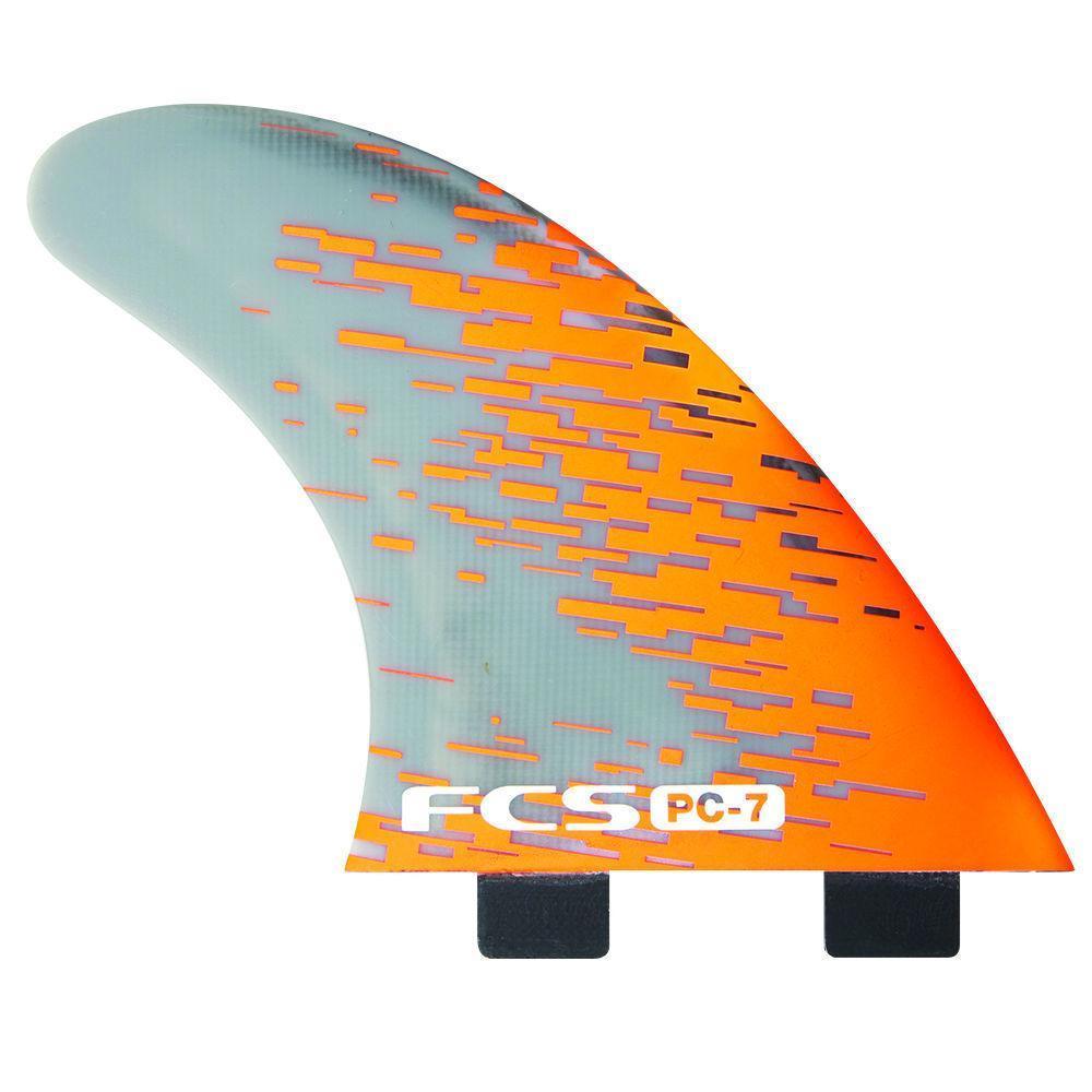 Surfboard Fins - FCS - FCS PC-7 Orange Smoke Tri Retail Fins - Melbourne Surfboard Shop - Shipping Australia Wide | Victoria, New South Wales, Queensland, Tasmania, Western Australia, South Australia, Northern Territory.