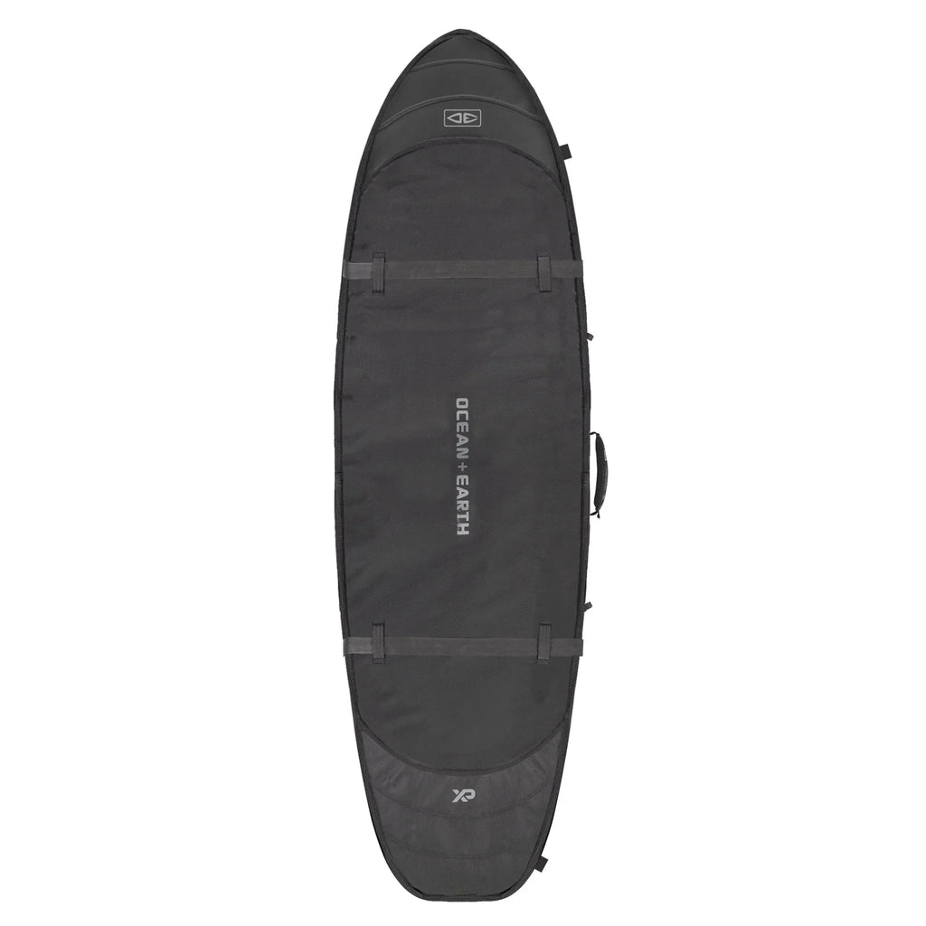 Ocean & Earth Hypa Fish/Short Travel Cover 3 Board Boardbags Ocean & Earth 6'4" Black 