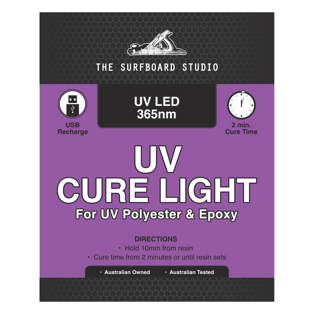 UV Cure Light - For UV Polyester and Epoxy Ding Repairs The Surfboard Studio 