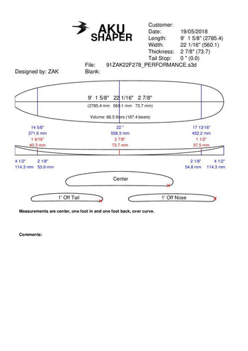 High Performance Mal 9'1 Z