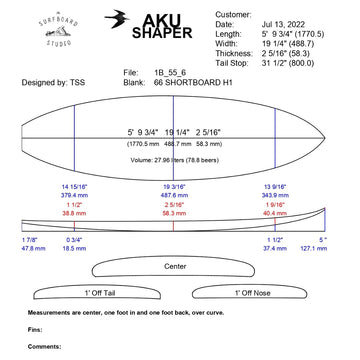 AkuShaper Everyday Shortboard Style 11