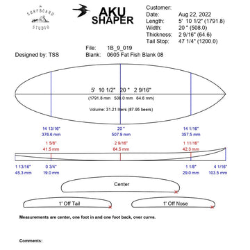 AkuShaper Everyday Shortboard Style 7