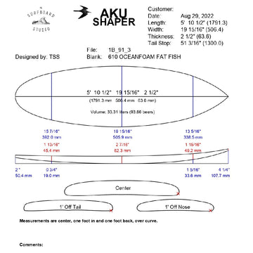 AkuShaper Everyday Shortboard Style 12