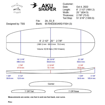 AkuShaper Retro Fish Style 4