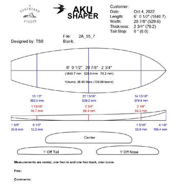 AkuShaper Retro Fish Style 5