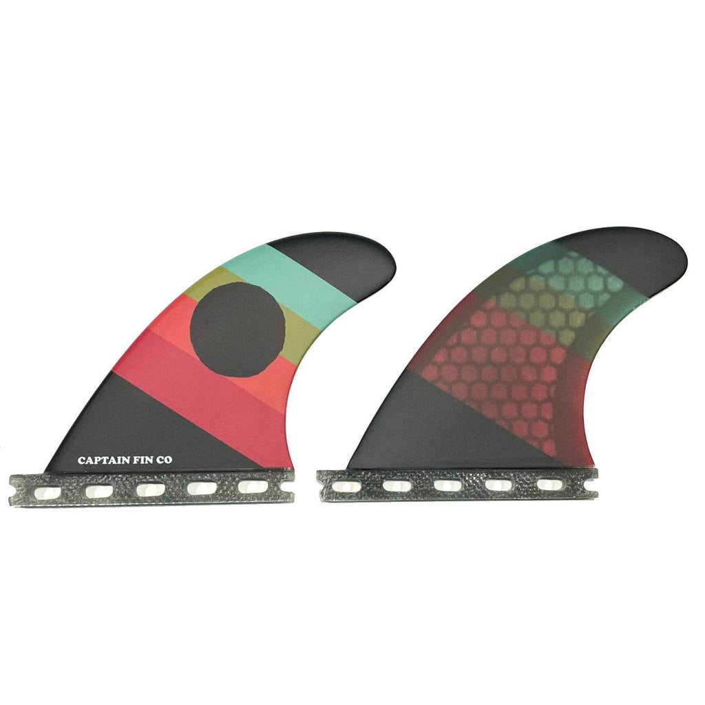 Captain Fin Co. CF Series 5-Fin Single Tab Black Surfboard Fins Captain Fin Co. 